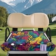 thumbnail image 2 of Bulopur Palm Tree Golf Seat Covers for Cart Washable Golf Cart Seat Towel Blanket with 4 Front Pockets& Nonskid Bottom Fits for EZGO, Yamaha, Club Car, 2 of 8