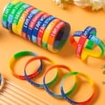 thumbnail image 3 of Pulseras inspiradoras de silicona QEERBSIN x60, 3 of 6