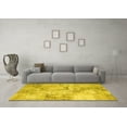 thumbnail image 3 of Ahgly Company Indoor Rectangle Patchwork Yellow Transitional Area Rugs, 2' x 4', 3 of 4