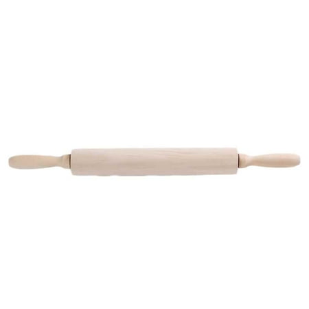 

None Paint Wood Rolling Pin Bakeware Dessert Baking Cookies Dough Wooden Economic Roller