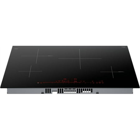 Bosch - 800 Series 30" Built-In Electric Induction Cooktop with 4 elements and HomeConnect, Frameless - Black