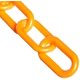 thumbnail image 1 of Mr. Chain Cadena de barrera de plástico de seguridad naranja, diámetro de eslabón de 2 pulgadas, longitud de 50 pies (50012-50), 1 of 2