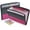 Pink, variant on 13 Pocket Expanding File Folder with Sticky Labels, Accordion File Folder Document Organizer Expanding Zip File Folder with Zipper Closure, Letter A4 Paper Document Accordion Folder