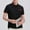 Black, variant on COSFO Polo T Shirts for Men Casual Solid Short Sleeve Collared Tops Classic with Pocket Performance Pullover Shirts