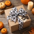 thumbnail image 4 of Halloween Wired Edge Ribbons Holiday DIY Craft Wrapping Ribbon for Home Party Decor, 4 of 6