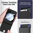 thumbnail image 2 of Compatible Samsung Galaxy Z Flip 5 Wallet Case with Card Holder,Heavy Duty Hinge Protective Cover Case for Galaxy Z Flip 5 Case with Wallet,Samsung Z Flip 5 5G Case with Screen Protector Black, 2 of 7