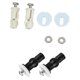 thumbnail image 2 of Toilet Seat Cover Close Top Fix Screws Nut Lid Pan Fixing HINGES Hole Fitting, 2 of 11