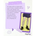 thumbnail image 7 of MeMoi  Flower Bunches Sheer Tights - Girls - Female, 12-14, Silver, 7 of 7
