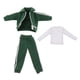 thumbnail image 5 of Ropa para figuras de acción masculinas a escala 1/12, conjuntos de ropa para muñecos de 6 pulgadas, manga larga, estilo casual. Verde, 5 of 9