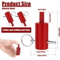 thumbnail image 2 of 2Pcs EZ Crank Trailer Jack Adapter, 1" Handle Stud Compatibility, Heavy-Duty Steel Power Drill Rod & Foot Adapter, Faster Trailer Jack Operation Tool for Timpte, Dump, Flatbed Trailers, 2 of 7