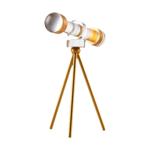Escultura de telescopio, adorno de escritorio, artesanía, estatua de telescopio moderna, figura de telescopio para chimenea, ventana, escritorio
