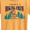 thumbnail image 3 of Peanuts - Snoopy Hiking Crew - Women's Short Sleeve Graphic T-Shirt, 3 of 7