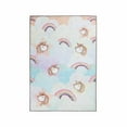 thumbnail image 2 of BNM Unicorn Kids Indoor Area Rug, 3' x 5', Turquoise, 2 of 12