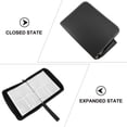 thumbnail image 4 of WASHWEPE 1Pc Black Trading Cards Holder with Transparent Sleeves Protector for Collectible Cards, 4 of 5
