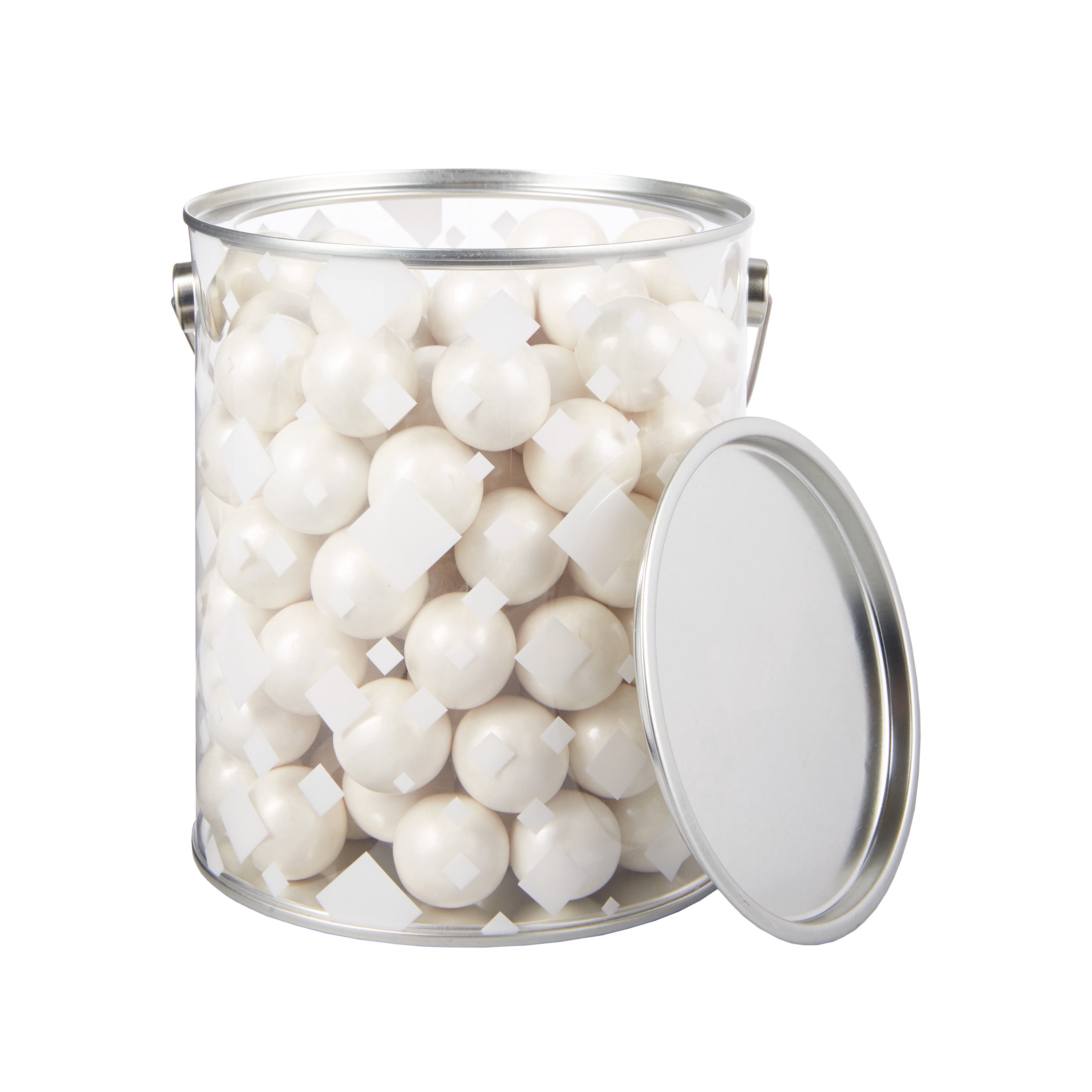 Large White Paint Can - 6 ct.