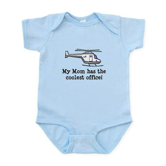CafePress - Mom's Helicopter Infant Bodysuit - Baby Light Bodysuit, Size Newborn - 24 Months