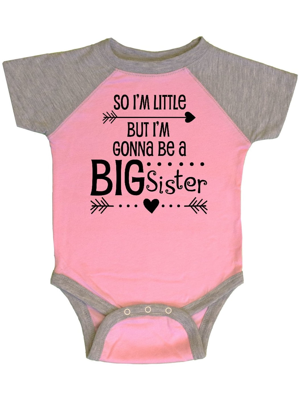 Inktastic I/'m The Little Sister Infant Creeper Siblings Sibling Family Girl New