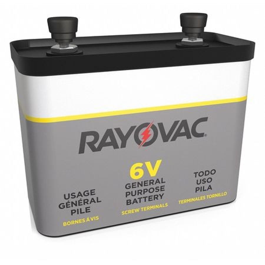 Rayovac General Purpose 6V Screw Terminal Zinc Lantern Battery