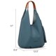 thumbnail image 3 of Set de bandolera Montana West Slouchy Hobo para mujer, 3 of 7