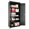 Assembled 78" High Storage Cabinet, w/Adjustable Shelves, 36w x 18d, Black
