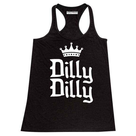 Dilly Dilly Funny Beer Commercial Viral Women's Tank Top, M, Black