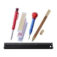 thumbnail image 2 of KLKCMS Portable Refill Cutting Ruler Household Mark Pen for Office Garden Carpenter Set 8, 2 of 9