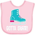 thumbnail image 3 of Inktastic Ice Skating Gotta Skate Boys or Girls Baby Bib, 3 of 4