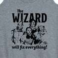thumbnail image 3 of The Wizard Of Oz - The Wizard Will Fix Everything - Women's Racerback Tank Top, 3 of 5
