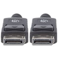 thumbnail image 2 of Cable de Video Manhattan DisplayPort, Ultra HD 4K, Blindado, 1m. Manhattan 306935, 2 of 2