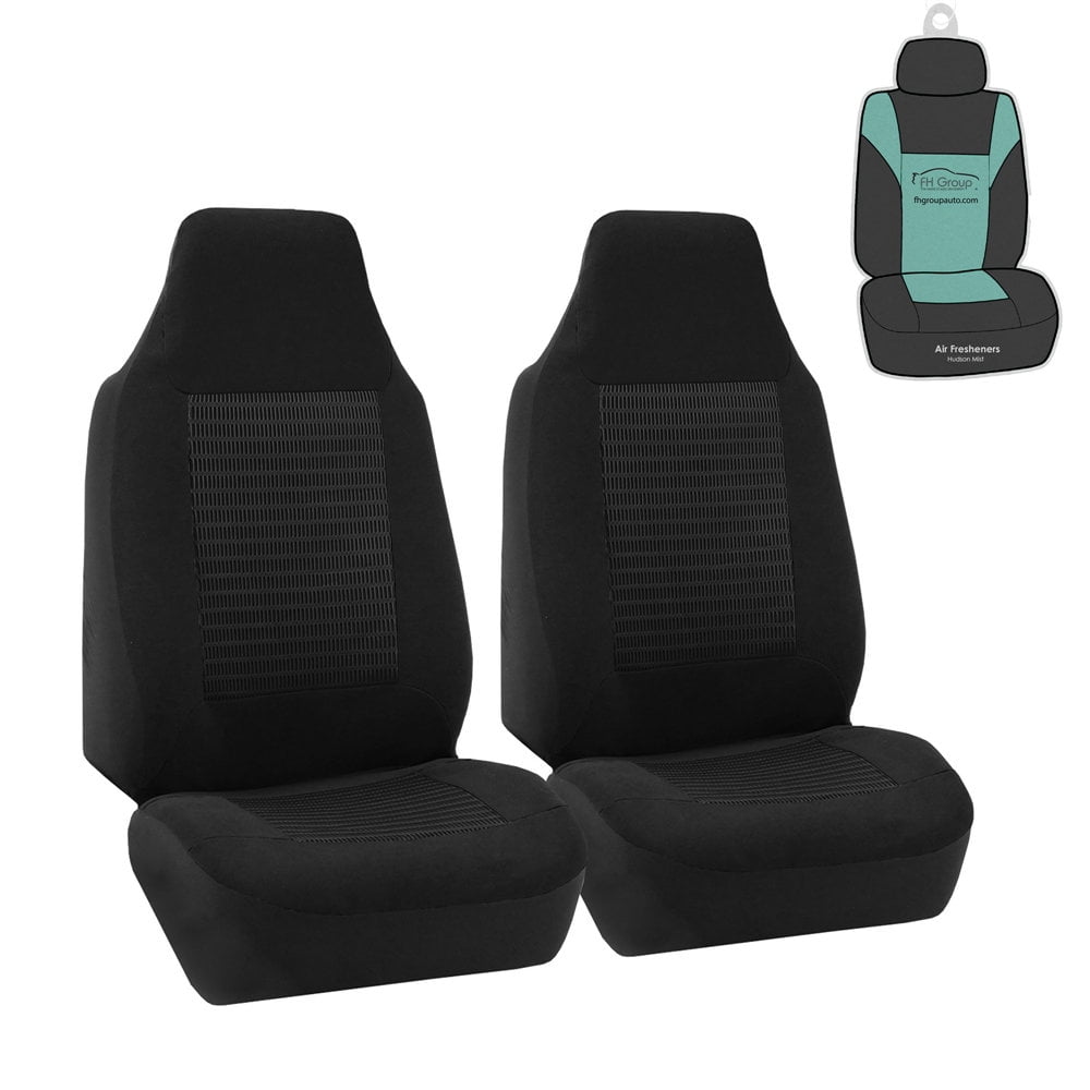 FH Group Premium Fabric Front High Back Car Truck SUV Bucket Seat Cover