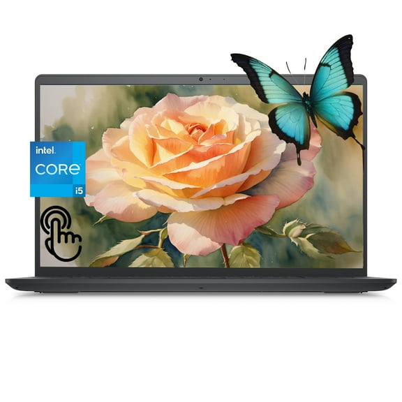 Dell Inspiron 15 3520 Touch Laptop - Intel Core i5, 15.6" Full HD LED, Intel UHD Graphics, Windows 11 Pro, Bluetooth, Wi-Fi 5, 220 nits, HDMI,(8GB RAM, 512GB SSD), w/WOWPC Bundle