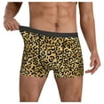 thumbnail image 1 of LIUJUNSHOP Men's Underwear Breathable Comfort Briefs Trunks with Leaf Pattern Design for All Day Wear S White, 1 of 2