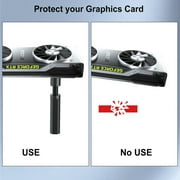 Universal Graphics Card Holder, Height Adjustable GPU Support Bracket, Lightweight / Vertical Mount GPU Sag Bracket Video Card Stand GPU Holder, for Computer Desktop(72mmx13mm)
