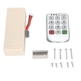 thumbnail image 2 of Digital Electronic Coded Lock, Keyless Entry Door Lock High Security Rust Resistant Low Power Alert  for Wardrobes Desks, 2 of 7