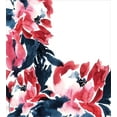 thumbnail image 3 of Ambesonne Floral Duvet Cover Sets, Peonies Spring Inspired, 2-Twin, Dark Blue Red, 3 of 3