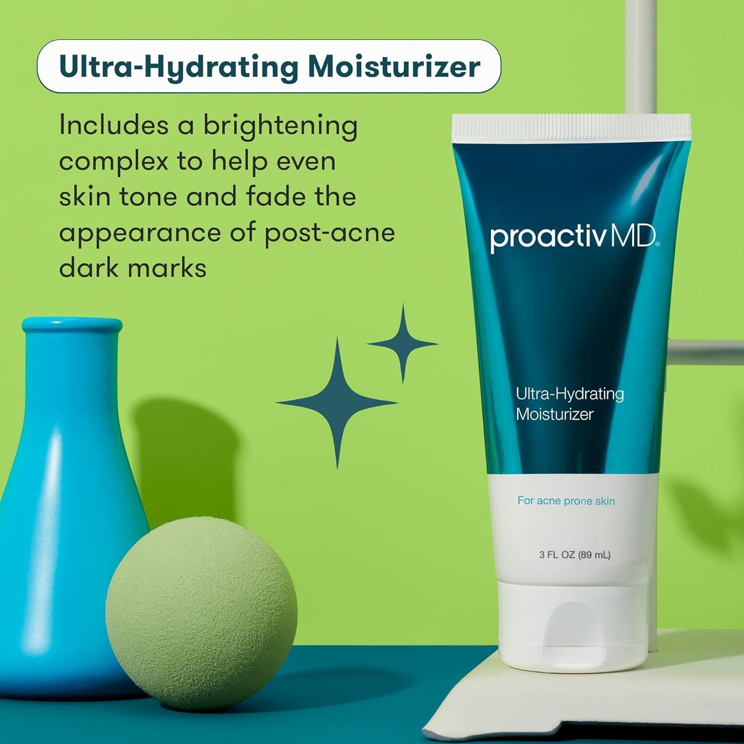 Proactiv MD Ultra-Hydrating Daily Face Moisturizer for Acne Prone Skin, Nourishing Hydrator with Skin Brightening Complex, 3 Fl Oz