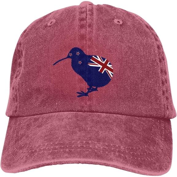 New Zealand Flag Kiwis Funny Hat Adjustable Denim Baseball Cap Black Dad Hat Men Women