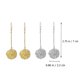 thumbnail image 2 of BESTYASH 2Pares De Aretes Colgantes De Hierro Con Y Material Ecoamigable Para Mujer, 2 of 8