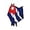 Cuba Cuban Art Flag, variant on Salon Hair Cutting Cape Cloth Barber Hairdressing Wrap Haircut Apron Cloth Styling Accessory for Unisex 55''X66''
