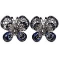 thumbnail image 1 of Miangastore Elegant Claw Clip Blue Metal Small 2Pcs 1.7In, 1 of 9