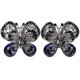 thumbnail image 1 of 2 horquillas con forma de mariposa y diamantes de imitación para el pelo, accesorios para el pelo de cristal., 1 of 6