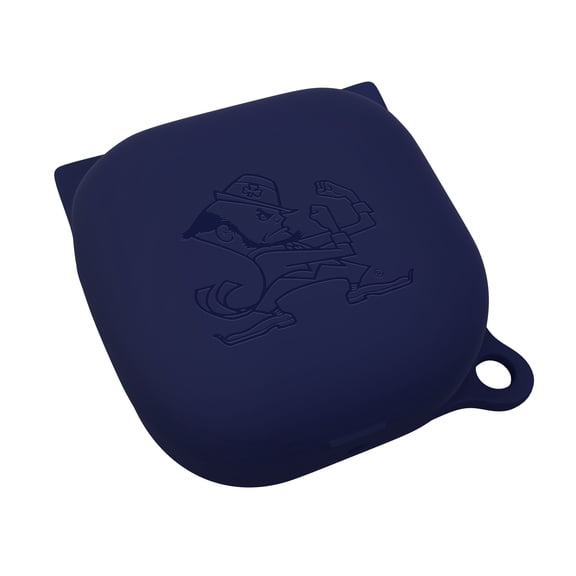 Notre Dame Fighting Irish Engraved Silicone Case Cover for Samsung Galaxy Buds Pro (Navy)