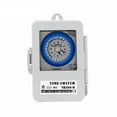 thumbnail image 1 of Waterproof 24 Hour Daily Programmable AC100~250V 20A Mechanical Timer Switch, 1 of 7