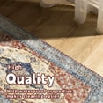 thumbnail image 4 of Waipfaru 6.5x9.2 Boho Tribal Area Rug, Washable Large Rugs for Living Room,Soft Non-Slip Print Vintage Farmhouse Carpet Rug for Bedroom Room Office Home Decor, 4 of 9