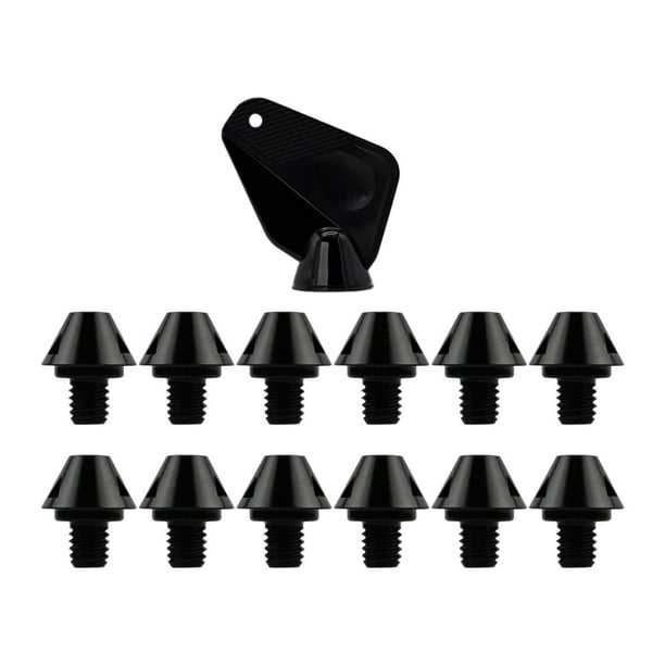 12 Uds Zulema Accesorios para zapatos de fútbol clavos Altura 8mm