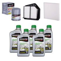 Fits: 2015 Acura TLX 2.4L Complete Oil, Air & Cabin Filter Kit (0W-20)