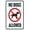 Warning Sign 5, variant on No Dogs Allowed Warning Sign, Prohibition Security Metal Sign - 8"x12" Custom Caution Decor for Business Home Outdoor Indoor Road Yard Garage Street Wall