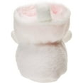 thumbnail image 3 of Hudson Baby Infant and Toddler Girl Cozy Fleece Booties, Silver White Unicorn, 6-12 Months, 3 of 7