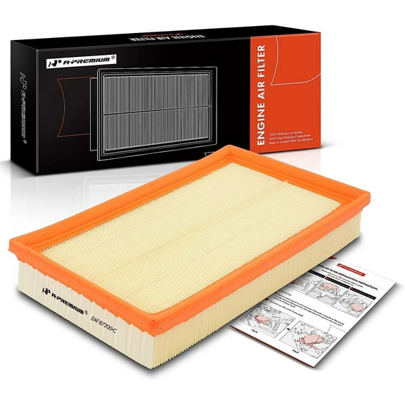 A-Premium Engine Air Filter Compatible with Jaguar XJ8, XJR, Vanden Plas 1998-2003, XK8 1997-2006, XKR 2000-2006