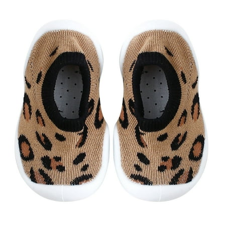 

ZCFZJW Cute Cartoon Pattern Baby Floor Socks Summer Toddler Kids Boys Girls Anti-Slip Slipper Shoes Home Indoor Soft Soled Shoes Socks Z14-Brown 12-18 Months